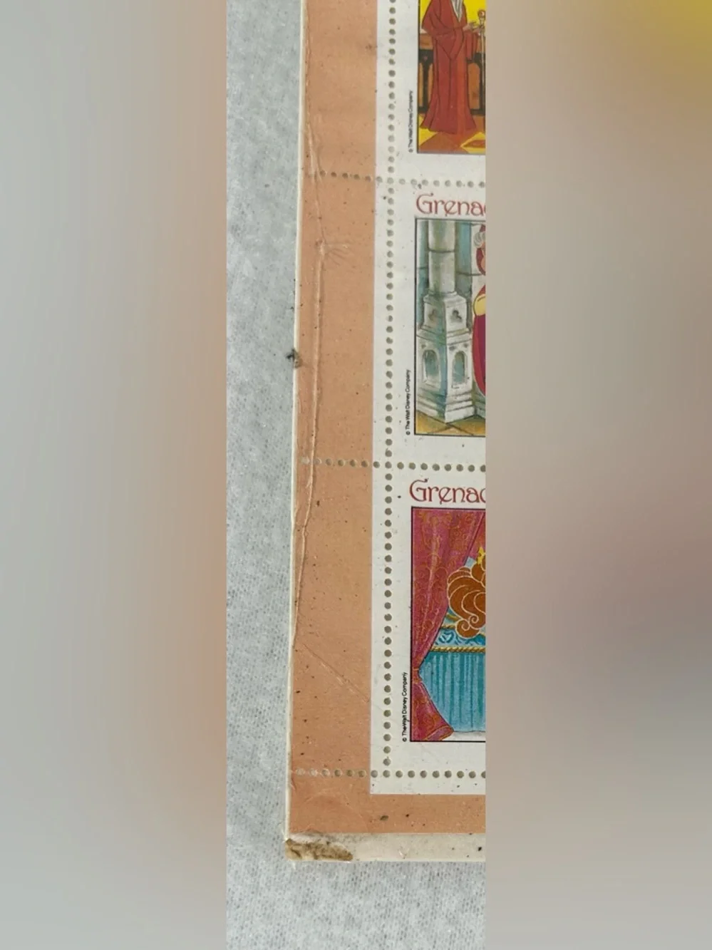 Disney fairytale stamps set of five sheets